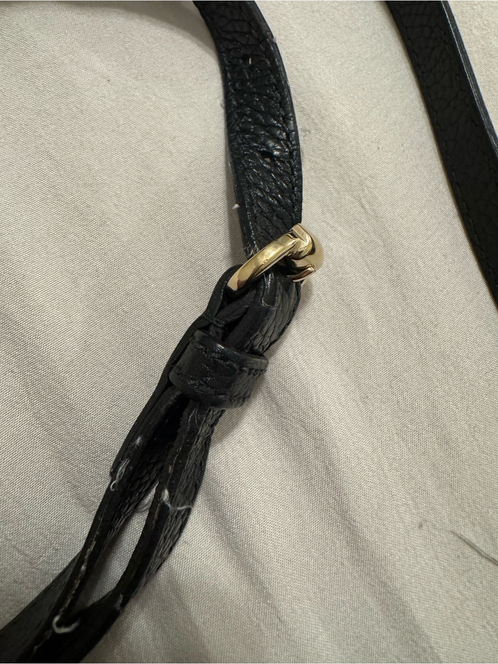 Gucci Soho Disco Black Pebbled Leather Crossbody Bag with Tassel Authentic - Picture 9 of 9
